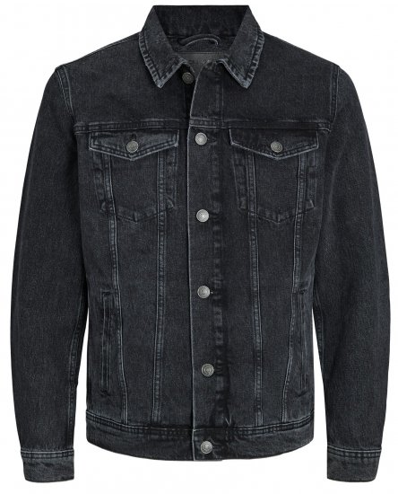 Jack & Jones JJIJEAN Denim Jacket Black Denim - Giubbotti - Giubbotti Uomo Taglie Forti