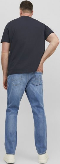 Jack & Jones STAR T-Shirt Dark Navy - Magliette - Magliette Uomo Taglie Forti
