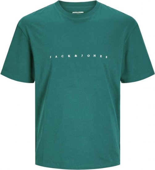 Jack & Jones STAR T-Shirt Deep Teal - Magliette - Magliette Uomo Taglie Forti