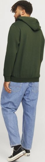 Jack & Jones 2 COL LOGO Hoodie Kombu Green - Felpe & felpe con cappuccio - Felpe & Felpe con Cappuccio Uomo Taglie Forti