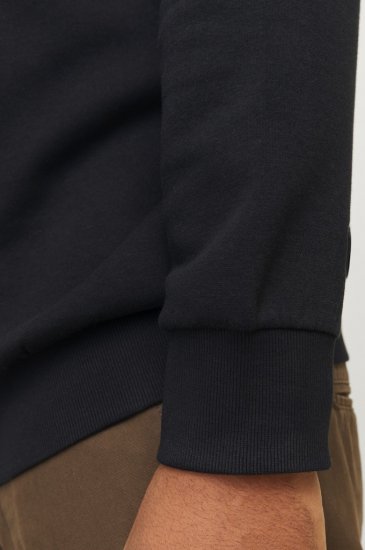 Jack & Jones 2 COL LOGO Hoodie Black - Felpe & felpe con cappuccio - Felpe & Felpe con Cappuccio Uomo Taglie Forti