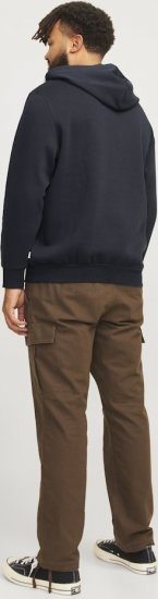 Jack & Jones 2 COL LOGO Hoodie Dark Navy - Felpe & felpe con cappuccio - Felpe & Felpe con Cappuccio Uomo Taglie Forti