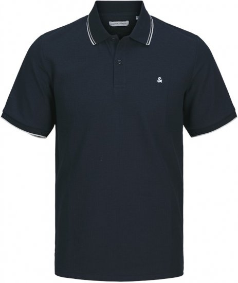 Jack & Jones AUSTIN PLAY Polo Dark Blue - Polo - Polo Uomo Taglie Forti