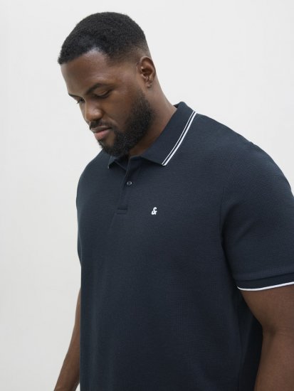 Jack & Jones AUSTIN PLAY Polo Dark Blue - Polo - Polo Uomo Taglie Forti