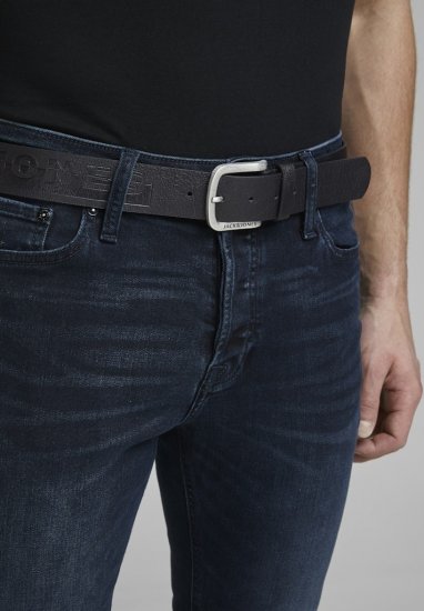 Jack & Jones HARRY Belt Black - Cinture - Cintura Uomo Taglie Forti