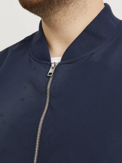 Jack & Jones RUSH Bomber Jacket Navy Blazer - Giubbotti - Giubbotti Uomo Taglie Forti