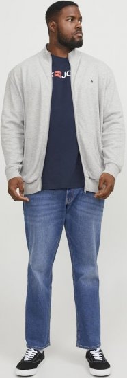 Jack & Jones Corp Logo Crew Neck T-Shirt Navy Blazer - Magliette - Magliette Uomo Taglie Forti