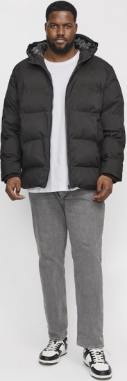 Jack & Jones CORP Logo T-Shirt White w Small Black Print - Magliette - Magliette Uomo Taglie Forti