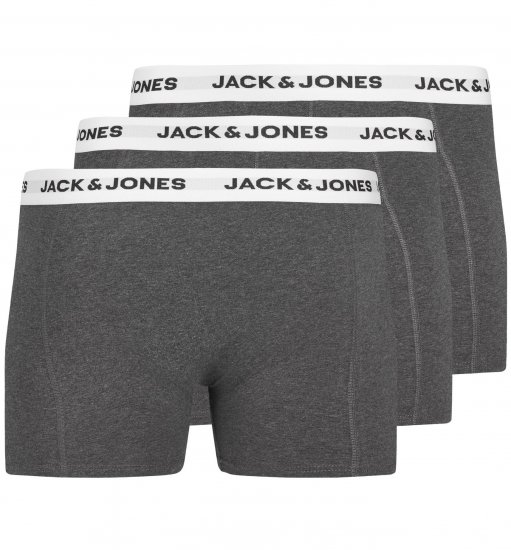 Jack & Jones JACBASIC Boxers 3-pack Grey - Intimo & costumi da bagno - Intimo Taglie Forti Uomo