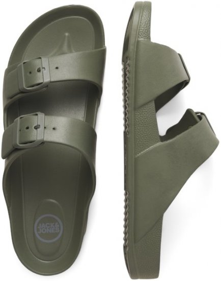 Jack & Jones Croxton Moulded Sandals Khaki - Scarpe da uomo 40-52 - 