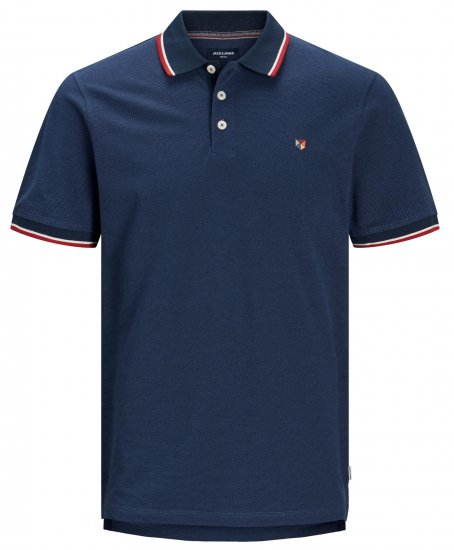 Jack & Jones JPRWINBLU Poloshirt Navy Blazer - Polo - Polo Uomo Taglie Forti