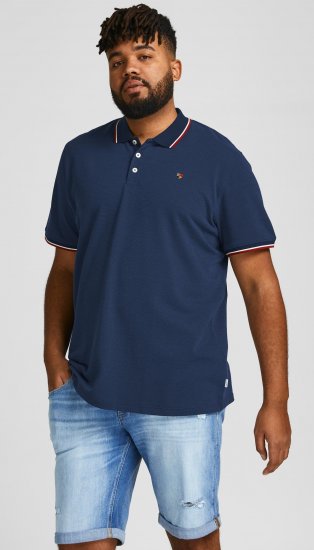 Jack & Jones JPRWINBLU Poloshirt Navy Blazer - Polo - Polo Uomo Taglie Forti