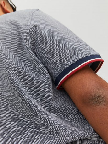 Jack & Jones JPRWINBLU Poloshirt Mood Indigo - Polo - Polo Uomo Taglie Forti