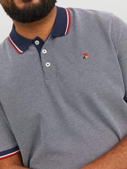 Jack & Jones JPRWINBLU Poloshirt Mood Indigo - Polo - Polo Uomo Taglie Forti