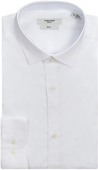 Jack & Jones CARDIFF Dress Shirt White - Camicie - Camicie Taglie Forti Uomo