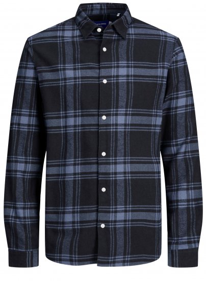 Jack & Jones JORJOSHUA Checked Shirt Navy - Camicie - Camicie Taglie Forti Uomo