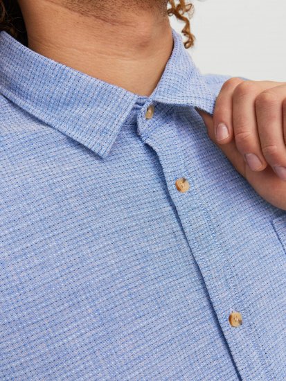 Jack & Jones JORABEL Casual Shirt Ensign Blue - Camicie - Camicie Taglie Forti Uomo