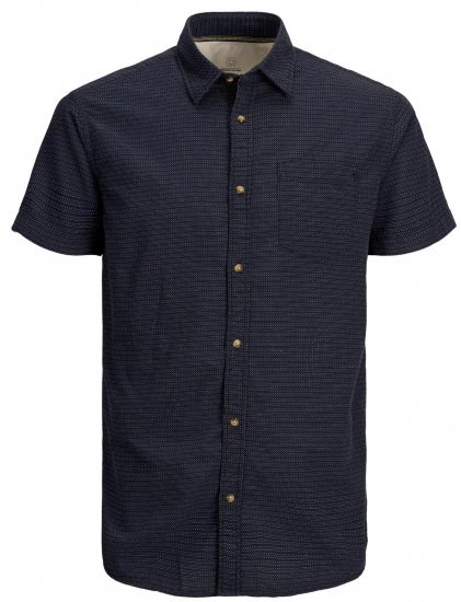 Jack & Jones JORABEL Casual Shirt Navy - Camicie - Camicie Taglie Forti Uomo