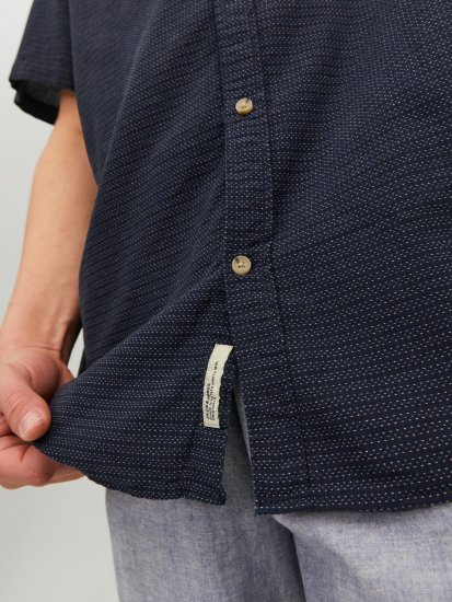 Jack & Jones JORABEL Casual Shirt Navy - Camicie - Camicie Taglie Forti Uomo