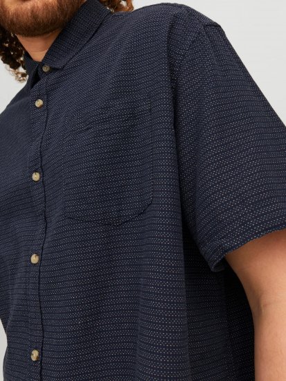 Jack & Jones JORABEL Casual Shirt Navy - Camicie - Camicie Taglie Forti Uomo