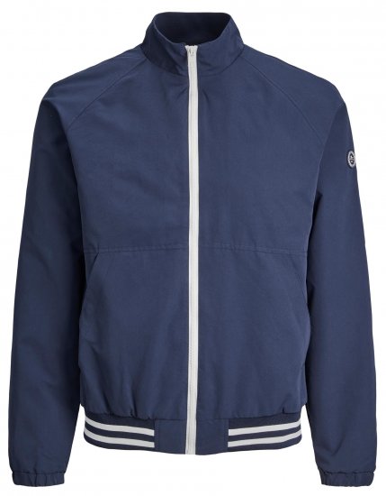 Jack & Jones JORLUKE Light Bomber Jacket Navy - Giubbotti - Giubbotti Uomo Taglie Forti