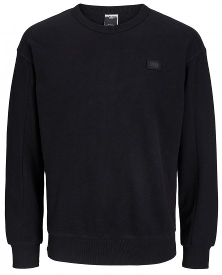 Jack & Jones JCOCLASSICS Crew Neck Sweater Black - Felpe & felpe con cappuccio - Felpe & Felpe con Cappuccio Uomo Taglie Forti