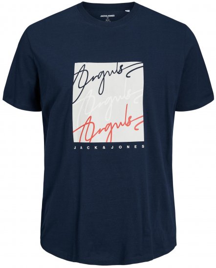 Jack & Jones JORJOSHUA T-shirt Navy - Magliette - Magliette Uomo Taglie Forti