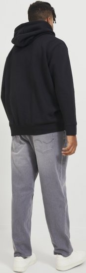 Jack & Jones ESTERBRO Zip Hoodie Black - Felpe & felpe con cappuccio - Felpe & Felpe con Cappuccio Uomo Taglie Forti
