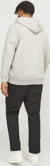 Jack & Jones ESTERBRO Zip Hoodie Light Grey - Felpe & felpe con cappuccio - Felpe & Felpe con Cappuccio Uomo Taglie Forti
