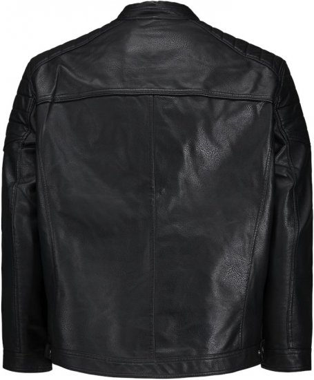Jack & Jones ROCKY Jacket Black - Giubbotti - Giubbotti Uomo Taglie Forti