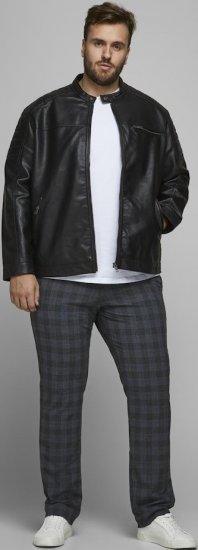 Jack & Jones ROCKY Jacket Black - Giubbotti - Giubbotti Uomo Taglie Forti