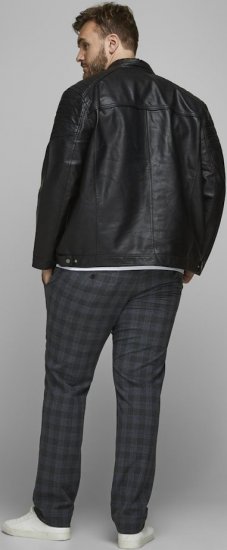Jack & Jones ROCKY Jacket Black - Giubbotti - Giubbotti Uomo Taglie Forti