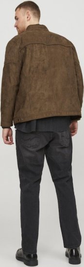 Jack & Jones ROCKY Jacket Brown - Giubbotti - Giubbotti Uomo Taglie Forti