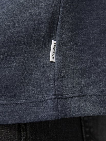 Jack & Jones ORGANIC T-Shirt Navy Blazer/Melange - Magliette - Magliette Uomo Taglie Forti