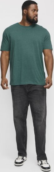 Jack & Jones ORGANIC T-Shirt Green/Melange - Magliette - Magliette Uomo Taglie Forti