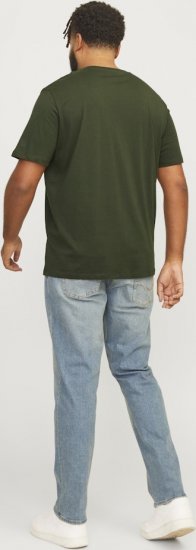 Jack & Jones JJELOGO O-Neck T-Shirt Kombu Green - Magliette - Magliette Uomo Taglie Forti