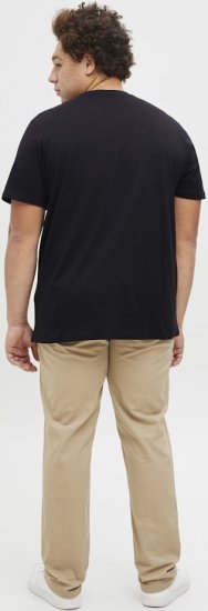 Jack & Jones Tarmac Branding Crew Neck T-Shirt Black - Magliette - Magliette Uomo Taglie Forti