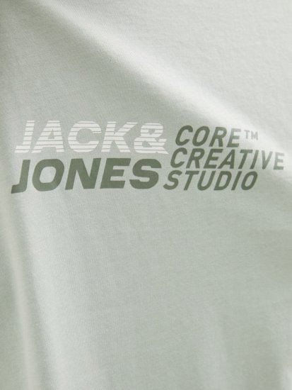 Jack & Jones Tarmac Branding Crew Neck T-Shirt Green - Magliette - Magliette Uomo Taglie Forti