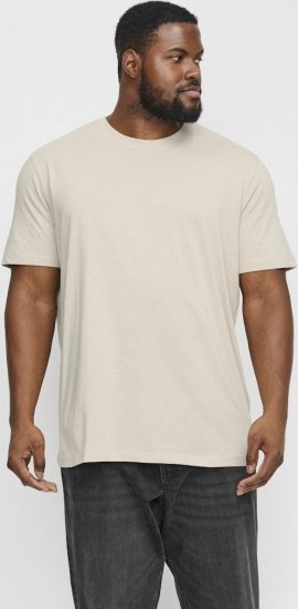 Jack & Jones ORGANIC T-Shirt Grey/Melange - Magliette - Magliette Uomo Taglie Forti