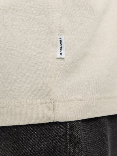 Jack & Jones ORGANIC T-Shirt Grey/Melange - Magliette - Magliette Uomo Taglie Forti