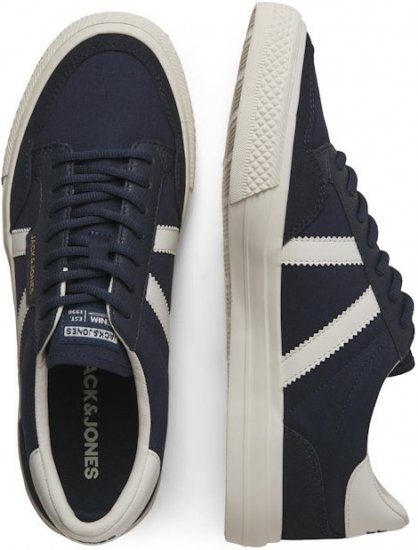 Jack & Jones Morden Canvas Special Sneakers Navy Blazer/MarshM - Scarpe da uomo 40-52 - 