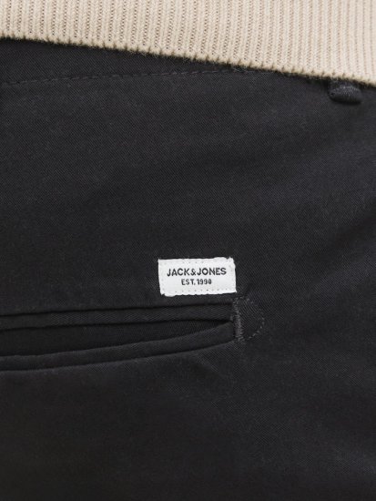 Jack & Jones Dave Chino Shorts Black - Shorts - Pantaloncini Uomo Taglie Forti