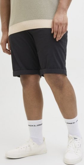 Jack & Jones Dave Chino Shorts Black - Shorts - Pantaloncini Uomo Taglie Forti