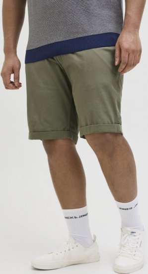 Jack & Jones Dave Chino Shorts Green - Shorts - Pantaloncini Uomo Taglie Forti