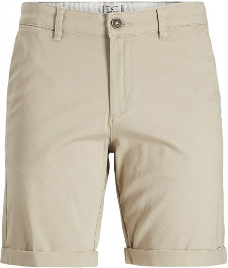 Jack & Jones Dave Chino Shorts Beige - Shorts - Pantaloncini Uomo Taglie Forti