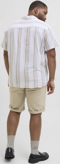 Jack & Jones Dave Chino Shorts Beige - Shorts - Pantaloncini Uomo Taglie Forti