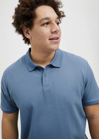 Jack & Jones AUSTIN CLASSIC Polo Blue - Polo - Polo Uomo Taglie Forti
