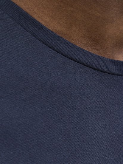  Jack & Jones Jaxon Crew Neck T-Shirt Sky Captain - Magliette - Magliette Uomo Taglie Forti