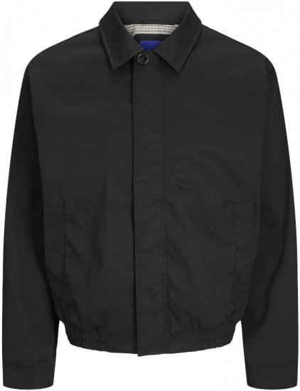 Jack & Jones Rislington Jacket Black - Giubbotti - Giubbotti Uomo Taglie Forti