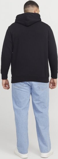 Jack & Jones Frederiksberg Box Script Hoodie Black - Felpe & felpe con cappuccio - Felpe & Felpe con Cappuccio Uomo Taglie Forti